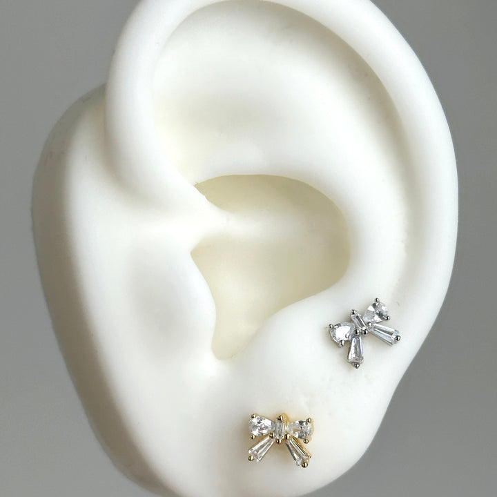 Crystal Bow Studs