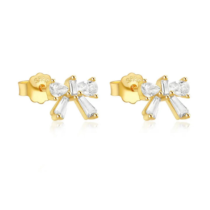 Crystal Bow Studs